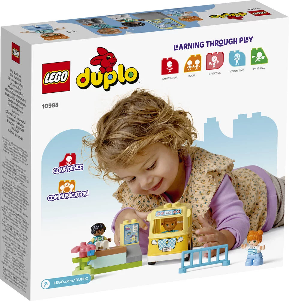 LEGO®DUPLO®MA VILLE 10988 - LE VOYAGE EN BUS