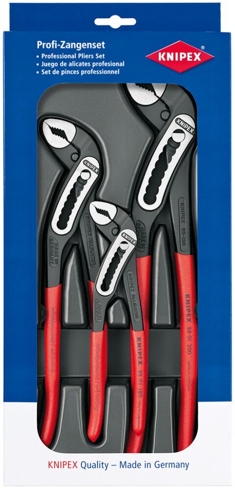 VANNPUMPETANGSETT KNIPEX 3 DELER