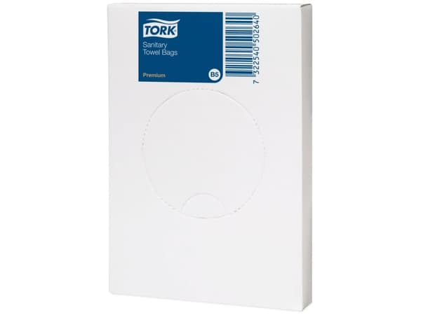 Hygiejnepose Tork B5 Plast til Dispenser 11976,48 pk x 25 stk/krt