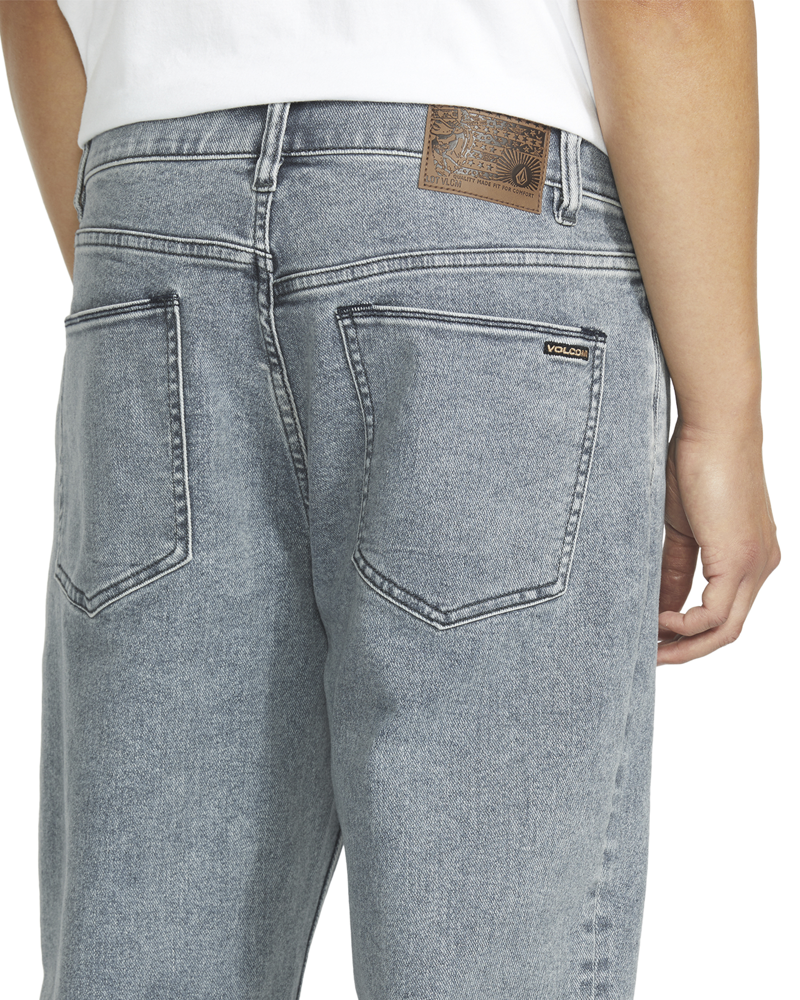 Volcom Modown Tapered Denim Ash Blue