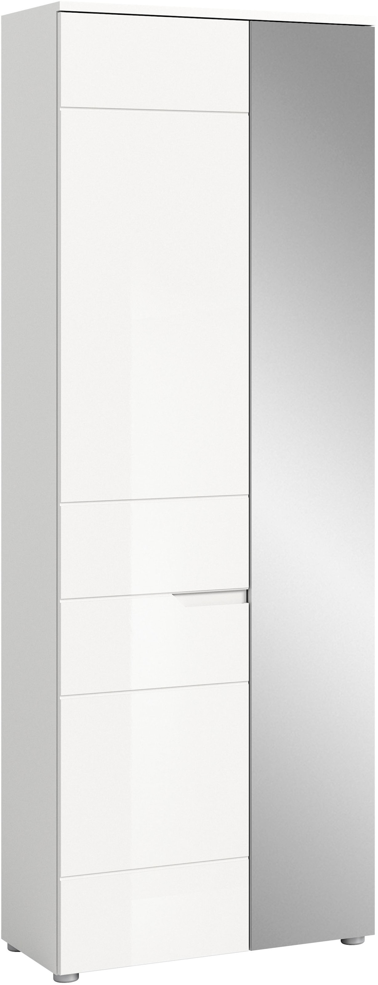 INOSIGN Garderobenschrank »CAPRI, Höhe 193cm, 2 Türen, Tür mit eingefasster Griffmulde,« Mehrzweckschrank, Universalschrank, Dielenschrank, Flurschrank