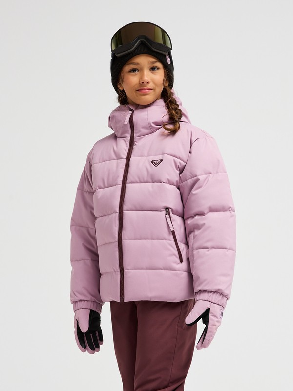 Snowyhill Puffy 10K Veste de snow technique Rose Fille 8-16 ans