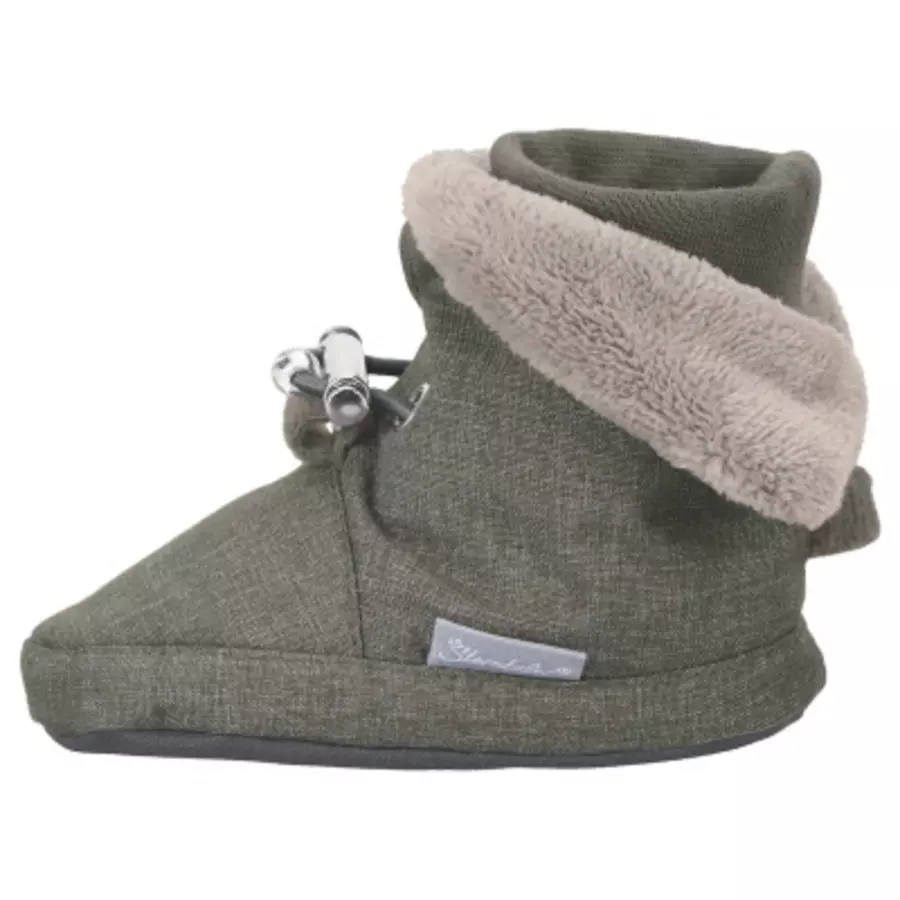 Sterntaler Babyschuh grün melange