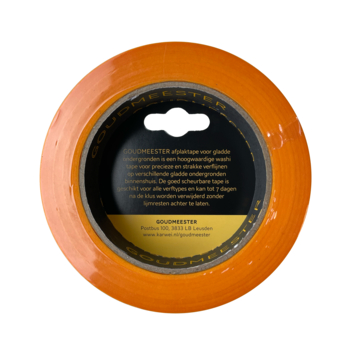 Goudmeester professionele schilderstape gladde ondergrond 50 m x 25 mm