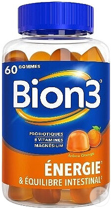 Bion3 Energie Et Équilibre Intestinal Arôme Orange 60 Gommes
