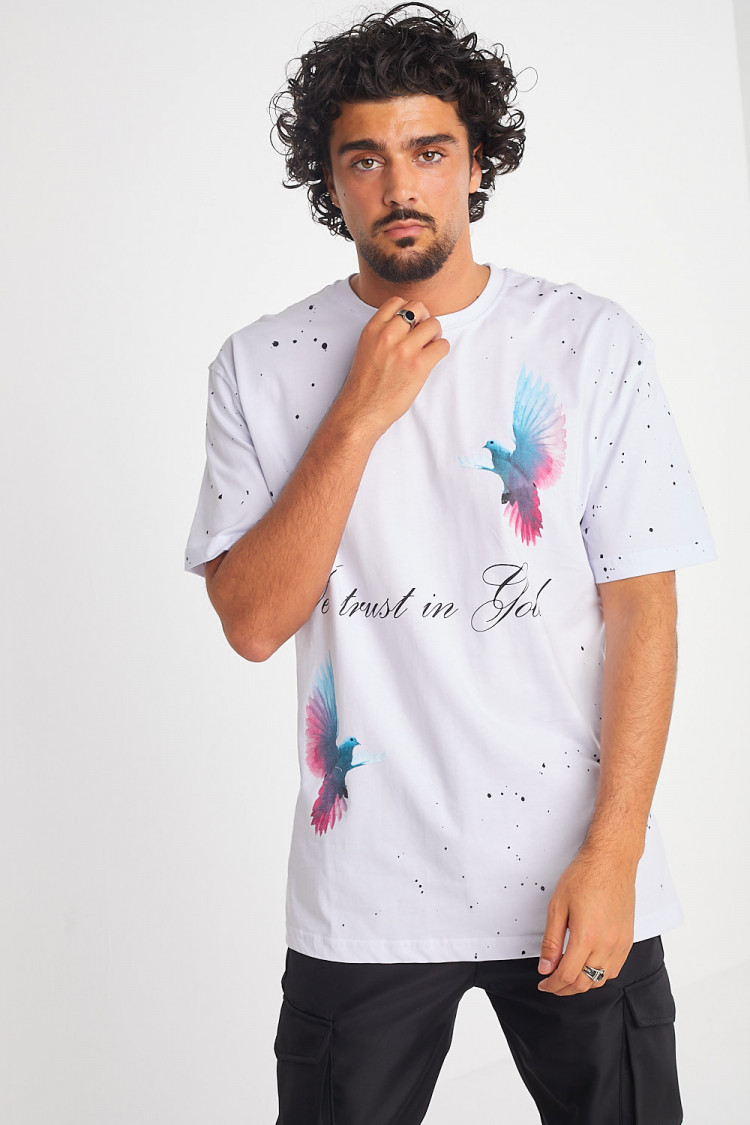 T-shirt blanc 