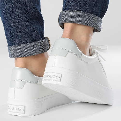 Baskets Femme Vulcan Lace Up Nano 1066 White Pearl Grey