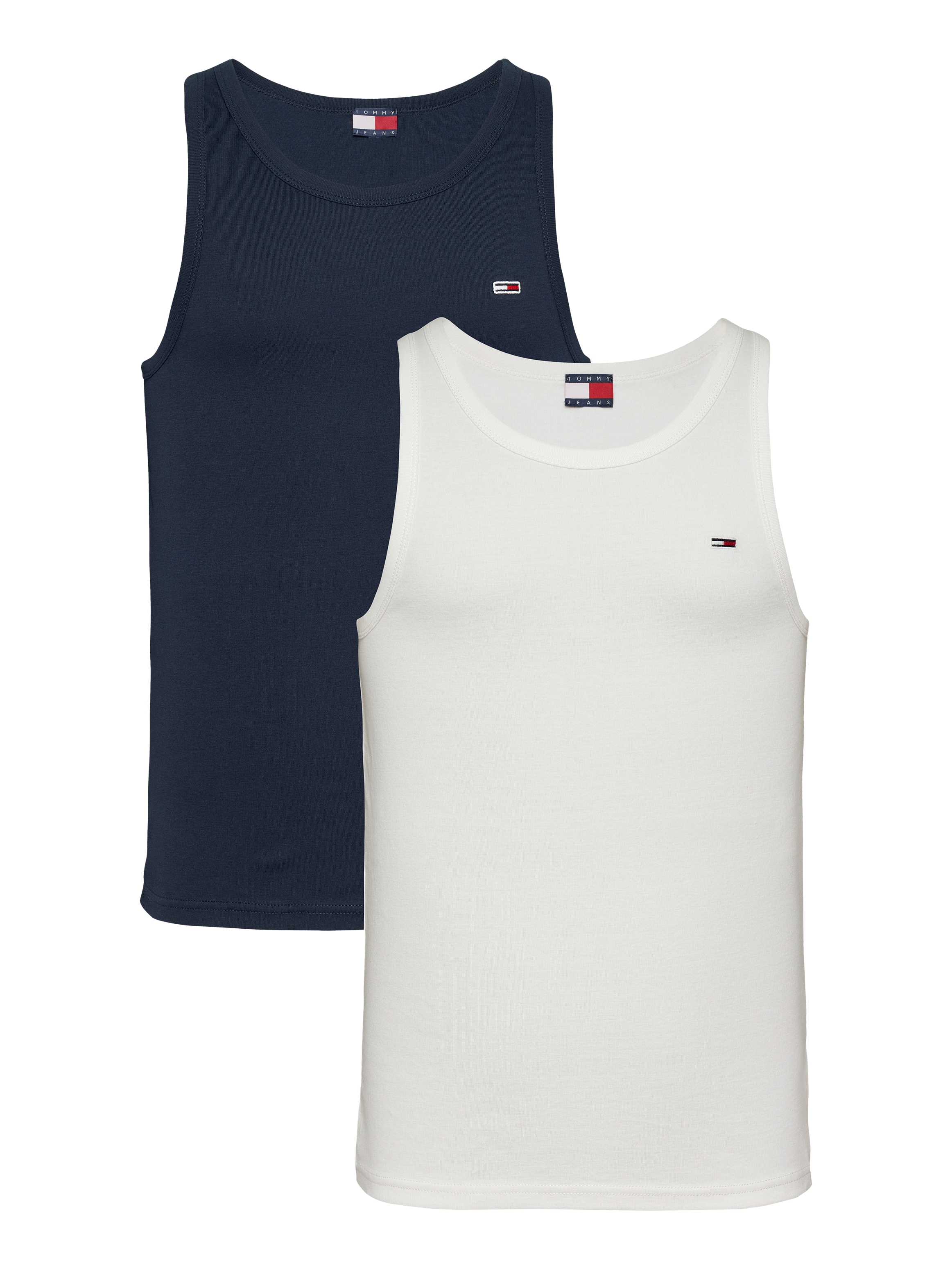 Tommy Jeans Tanktop »TJM XSLIM 2PCK RIB TANK EXT«, 2 Stk. mit gerippter Struktur