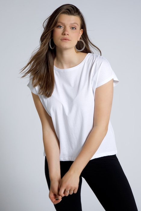 T-Shirt, Oversized, Rundhalsausschnitt, Halbarm, Doppelpack