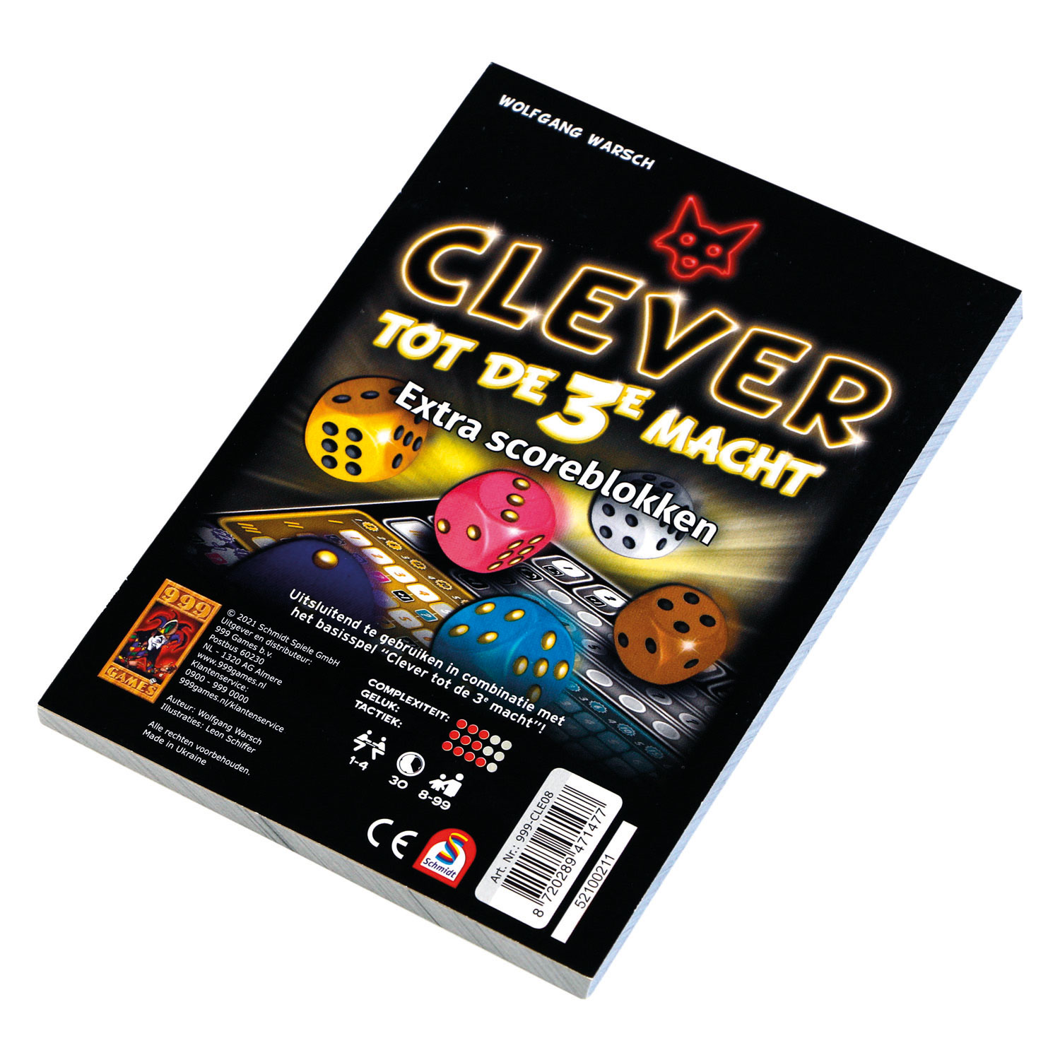 Scoreblokken Clever tot de 3e Macht, 2st.