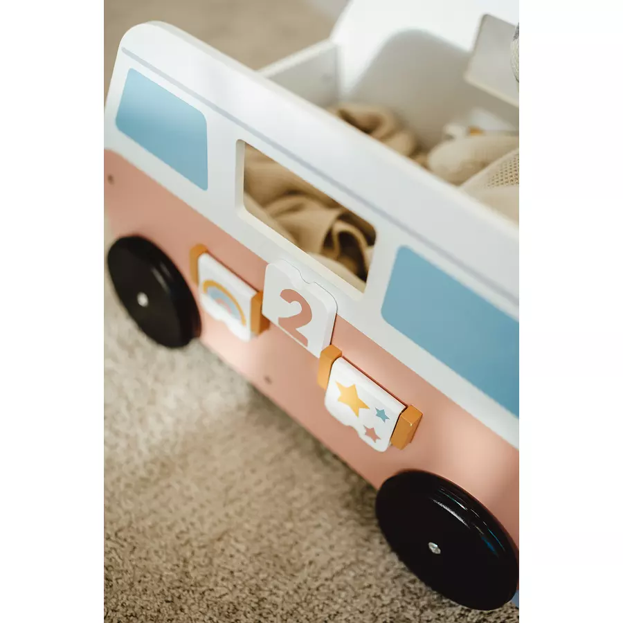 kindsgard Lauflernwagen turbus altrosa
