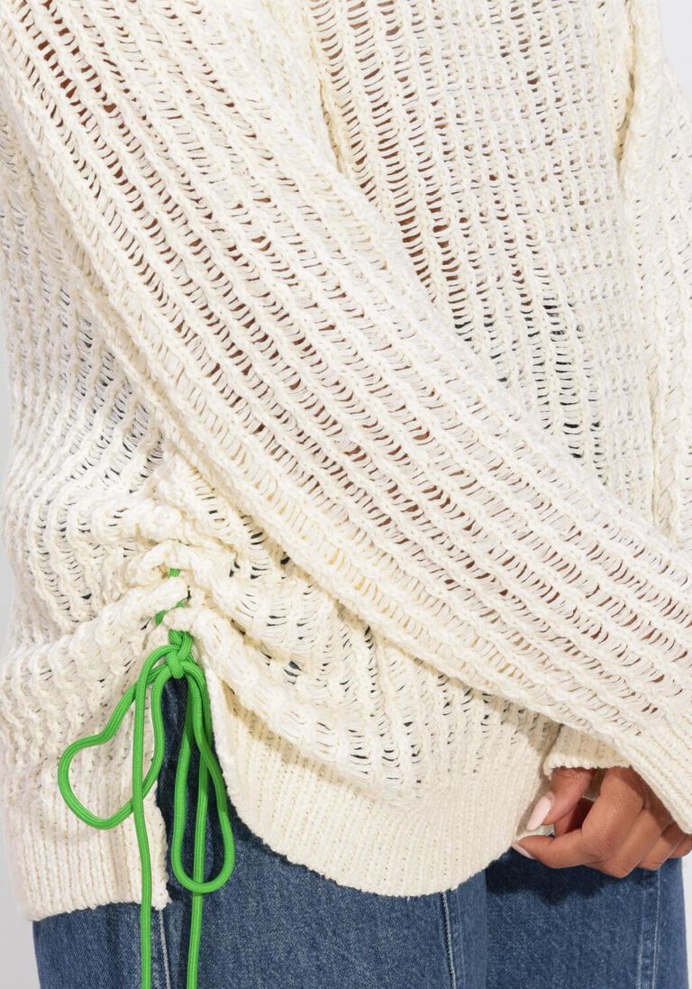 beige stieglitz truien/vesten samya knitted sweater