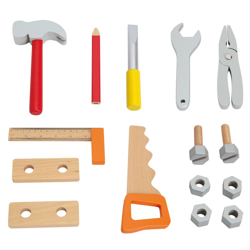 New Classic Toys Verktøy Belte med Verktøy i tre