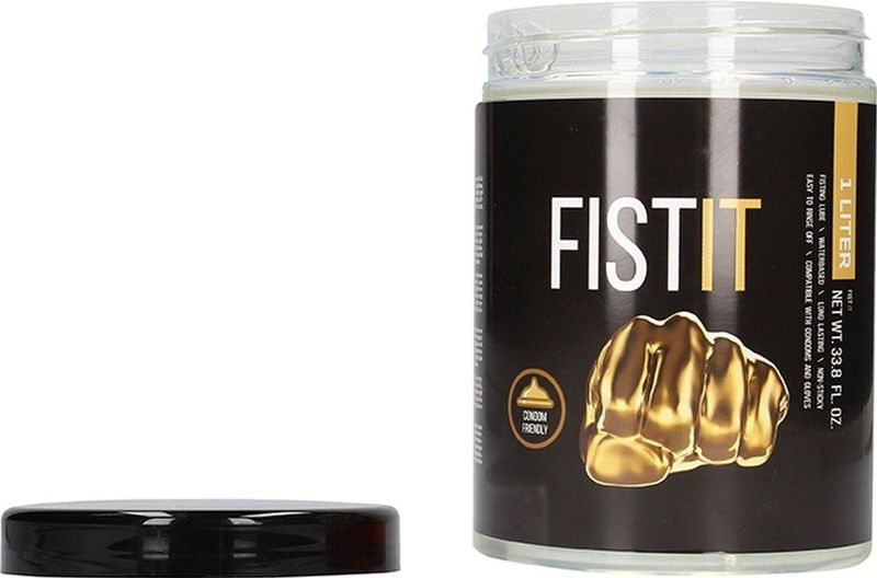 Fist It Jar Glijmiddel Op Waterbasis In Handige Emmer - 1000ml