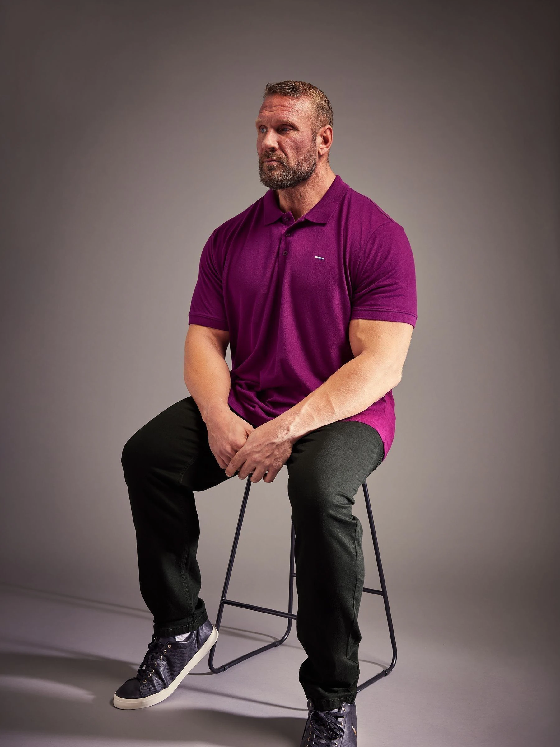 Zwart - BadRhino Big & Tall jeans met stretch op de pijpen