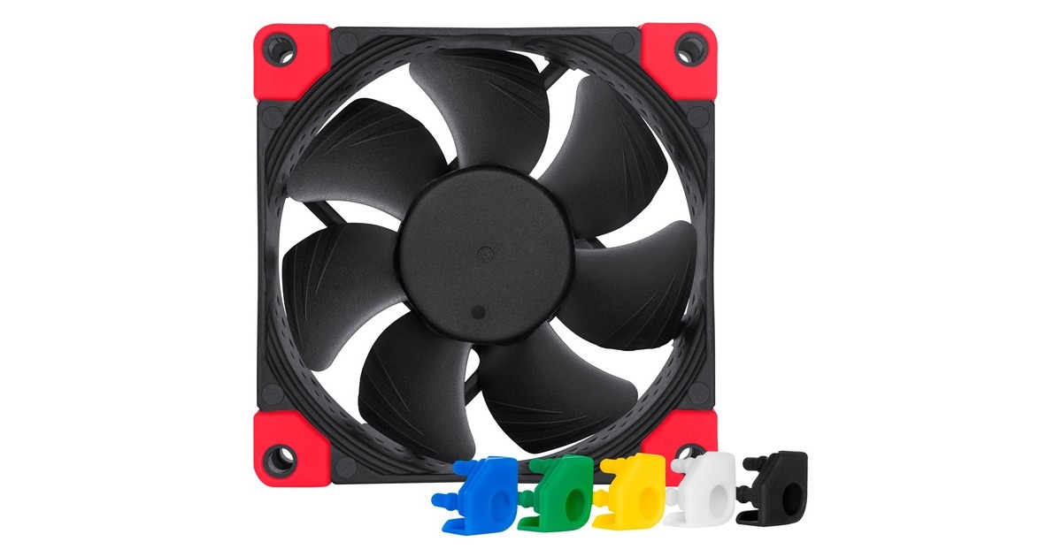 NoctuaNF-A8 PWM chromax.black case fan  (Zwart, 80 x 80 x 25 mm)