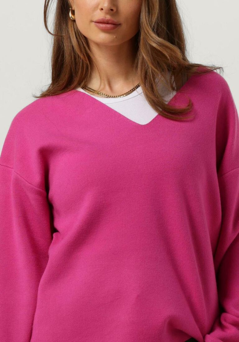 OBJECT roze object trui objreynard v-neck pullover e aw fair 23