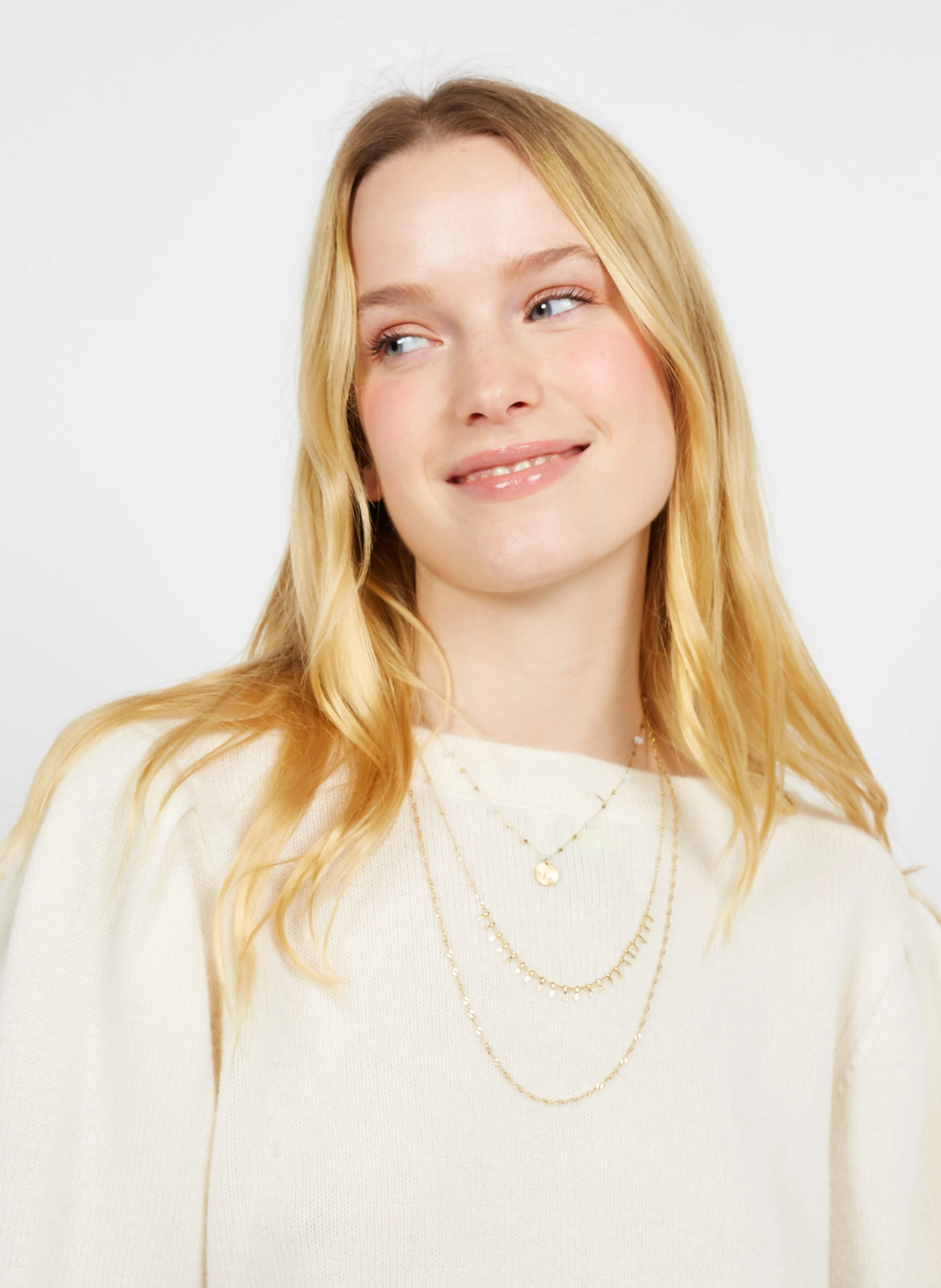 Collier multi-rangs | Doré