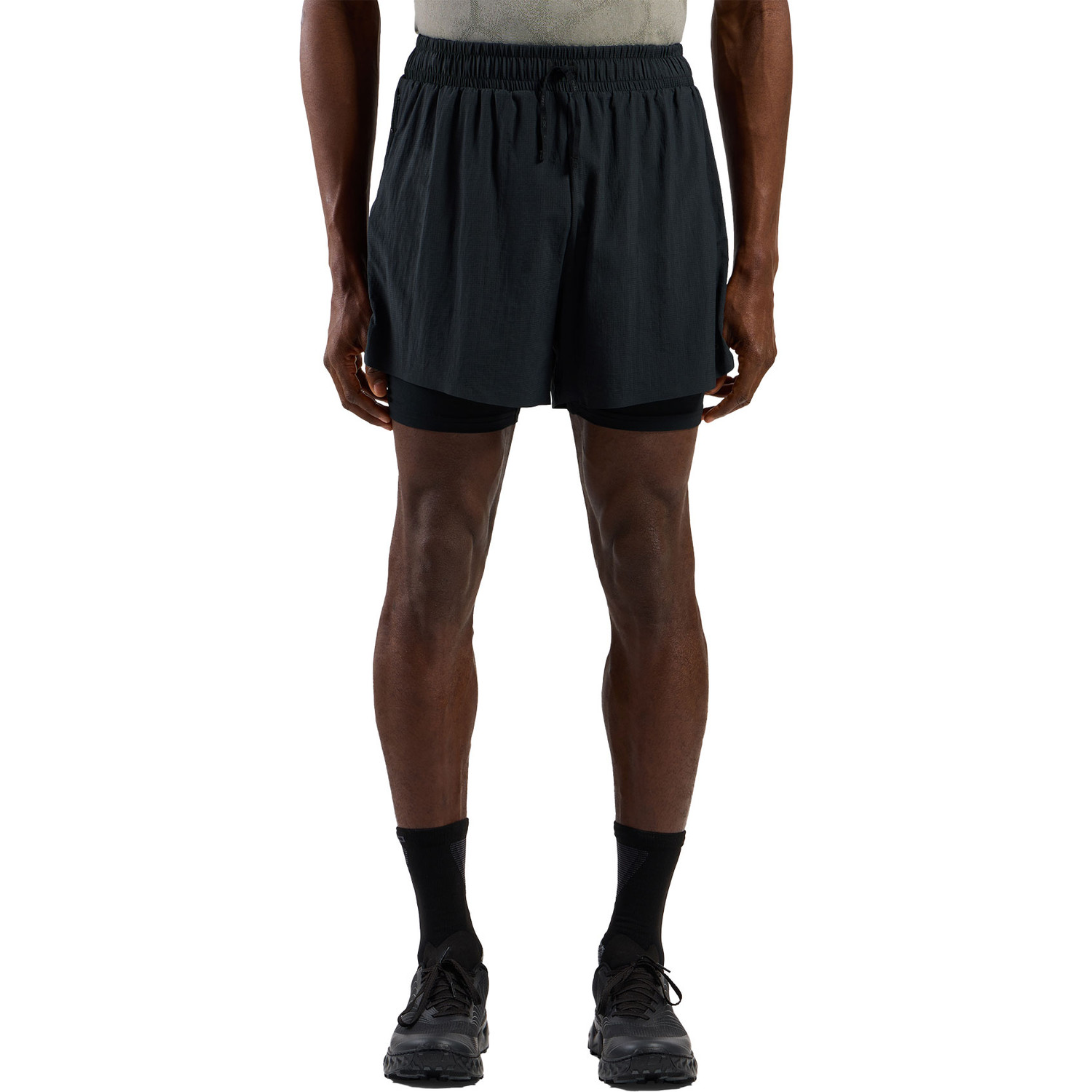 Odlo Zeroweight Shirt 2in1 Short Set Heren