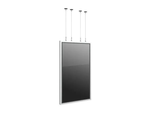 Multibrackets M Pro Series - Indelukke - for digitalt skiltepanel - ledning, medium - stål - hvid - skærmstørrelse: 75
