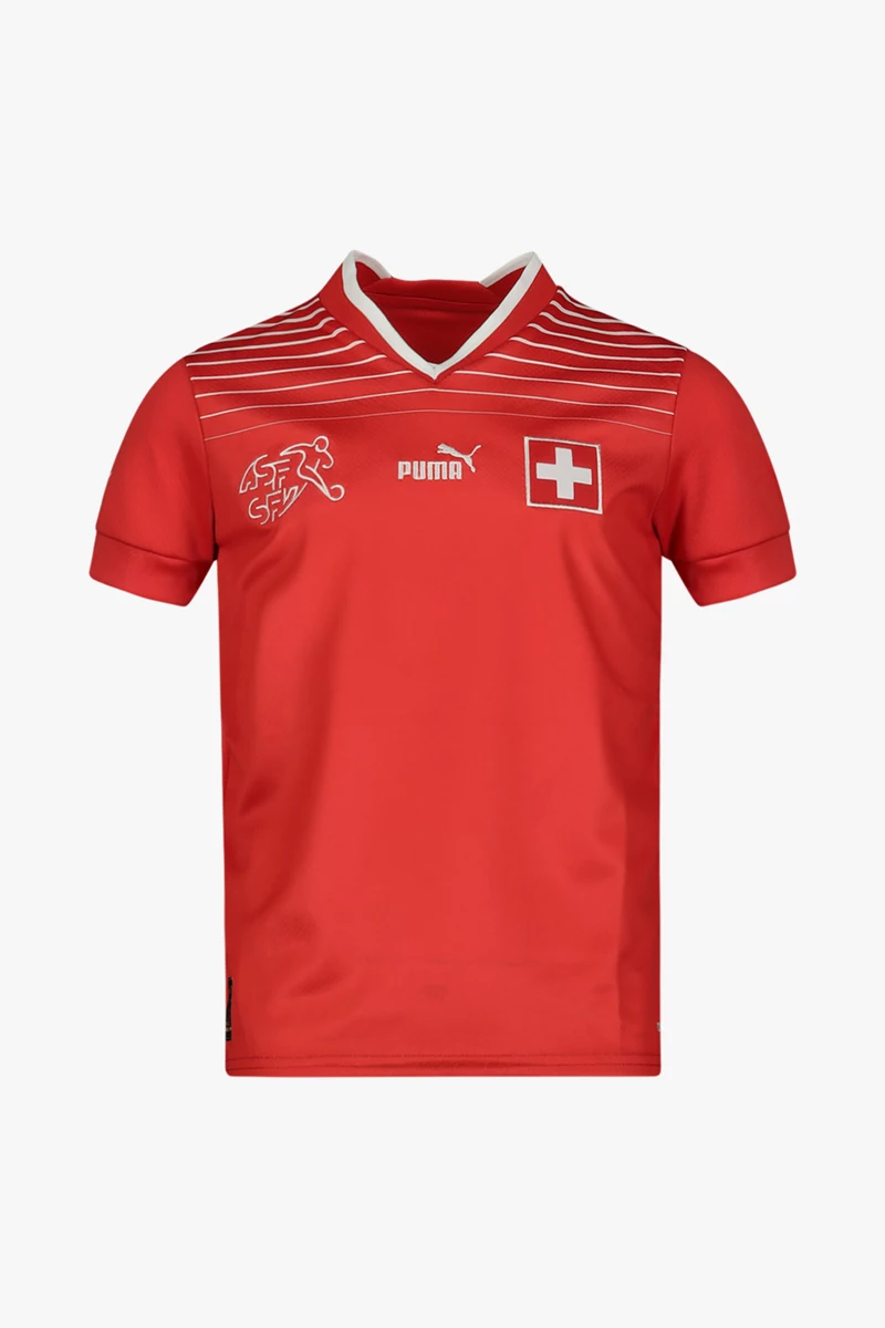 Puma Schweiz Home Replica Kinder Fussballtrikot WM 2022