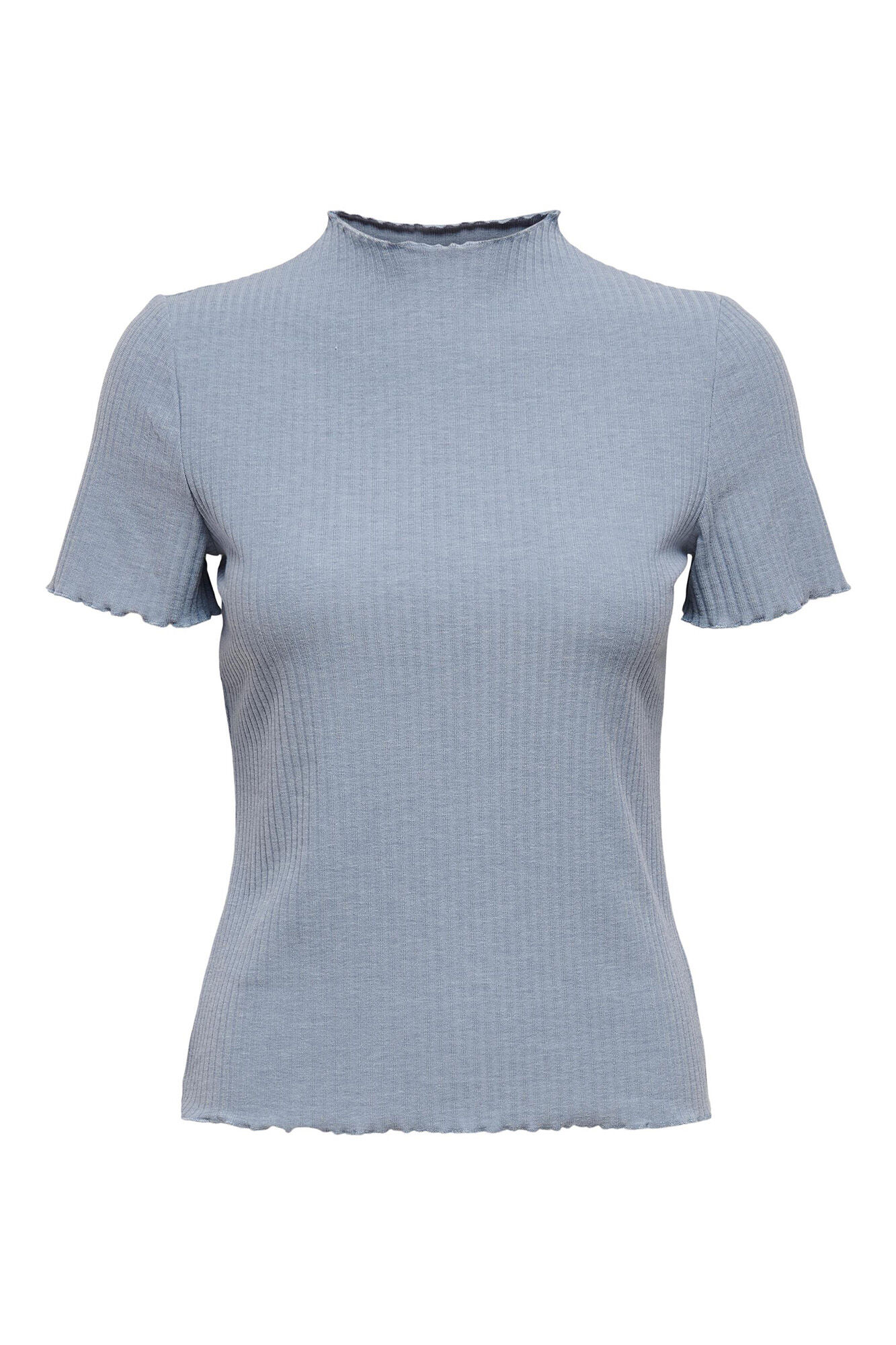Blusa de manga curta em malha Cañalé