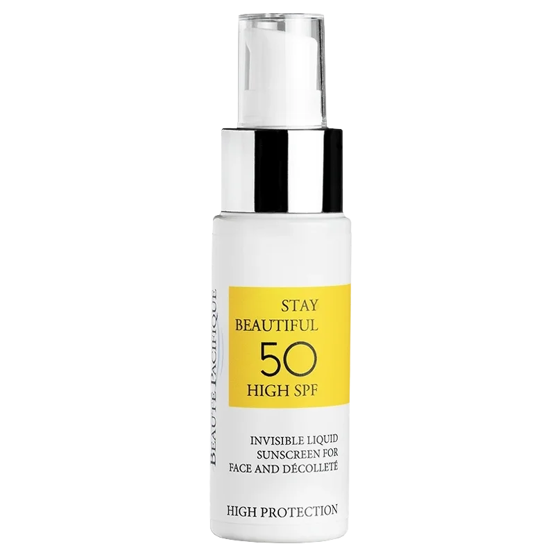 Beauté Pacifique - STAY BEAUTIFUL High SPF50 nvisible Liquid 50 ml - Solcreme