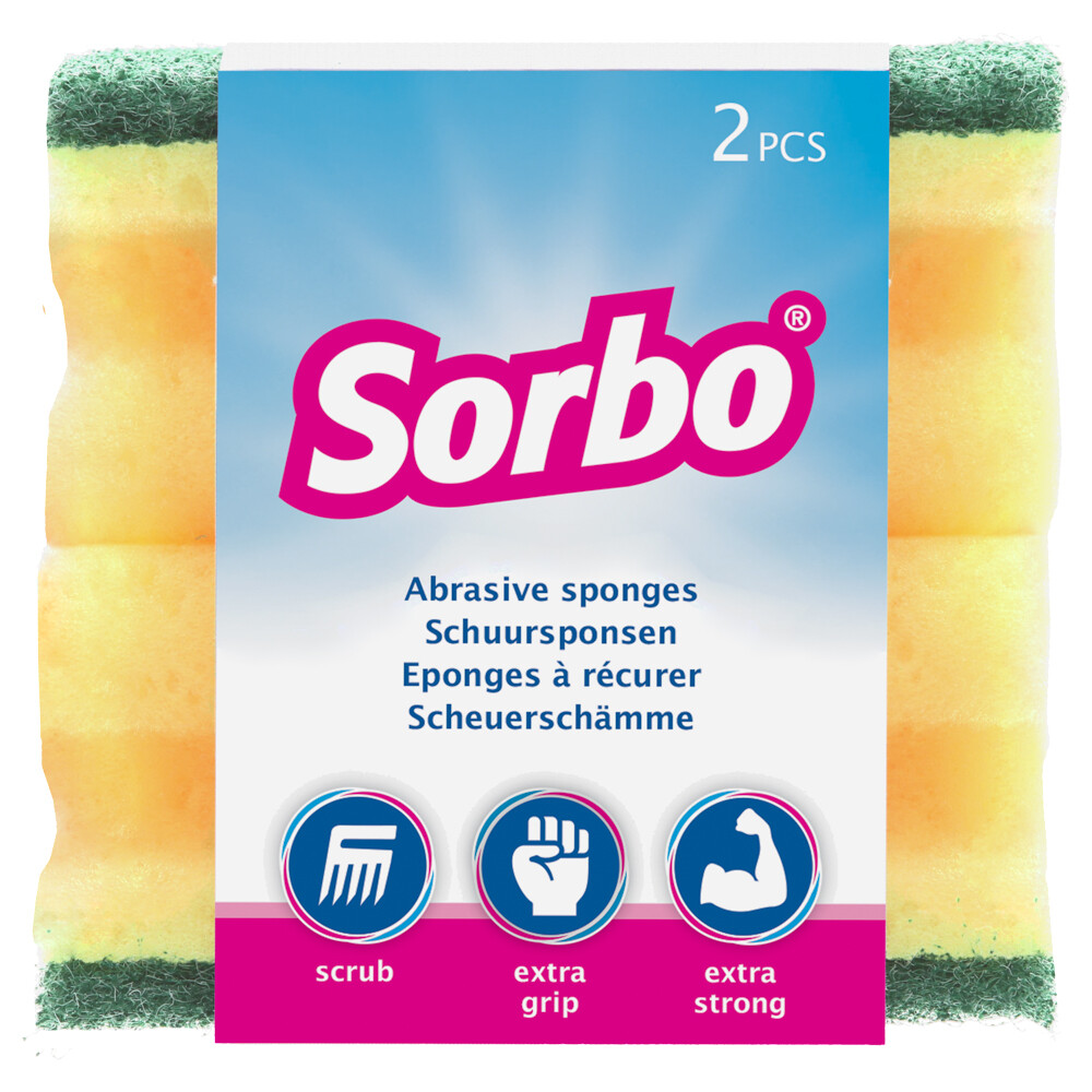 Sorbo Schuurspons Handgreep 2 stuks