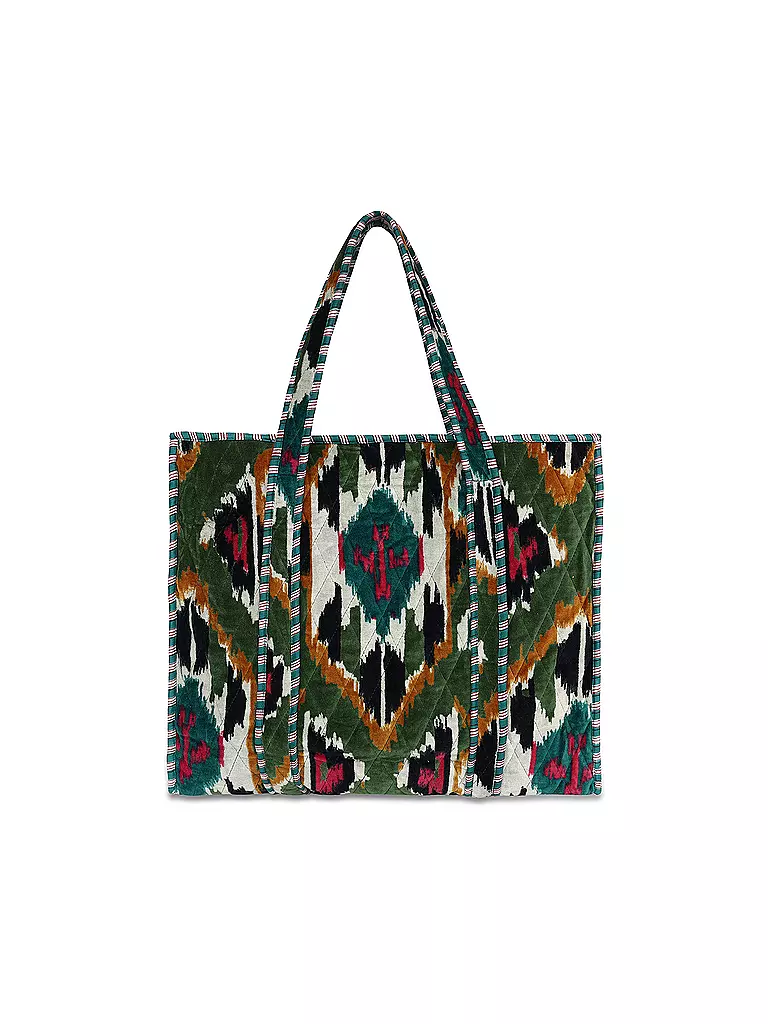 CONSCIOUS YOGA COLLECTIVE Tasche - Shopper VELVET IKAT SHOPPER türkis