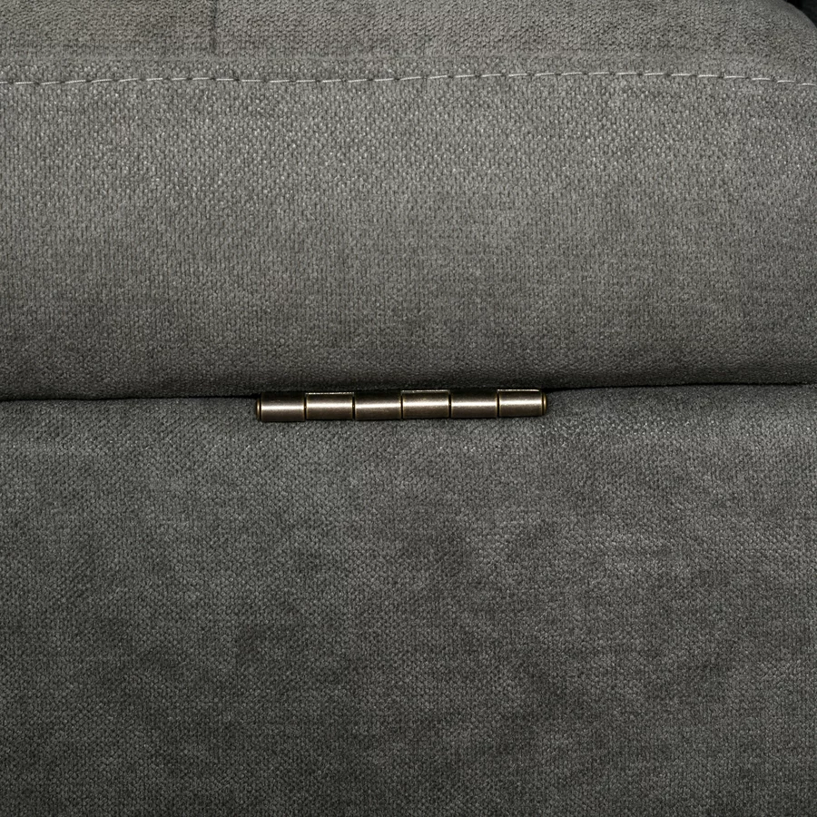 HOMCOM 3-Sitzer-Sofa mit abnehmbaren Kissen grau