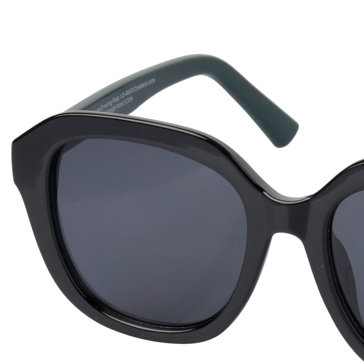 Gina Benotti Damen Sonnenbrille mit UV-Schutz dunkelgrün / schwarz