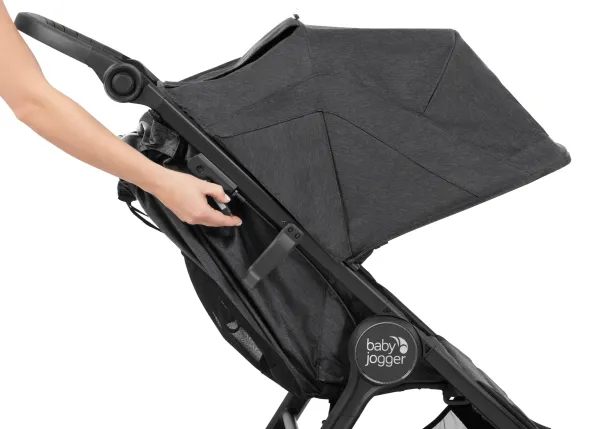 Baby Jogger city elite 2, Baldakin, Terrængående klapvogn, Ethvert køn, Hollow-out wheels, Sammenfoldelig, Sort