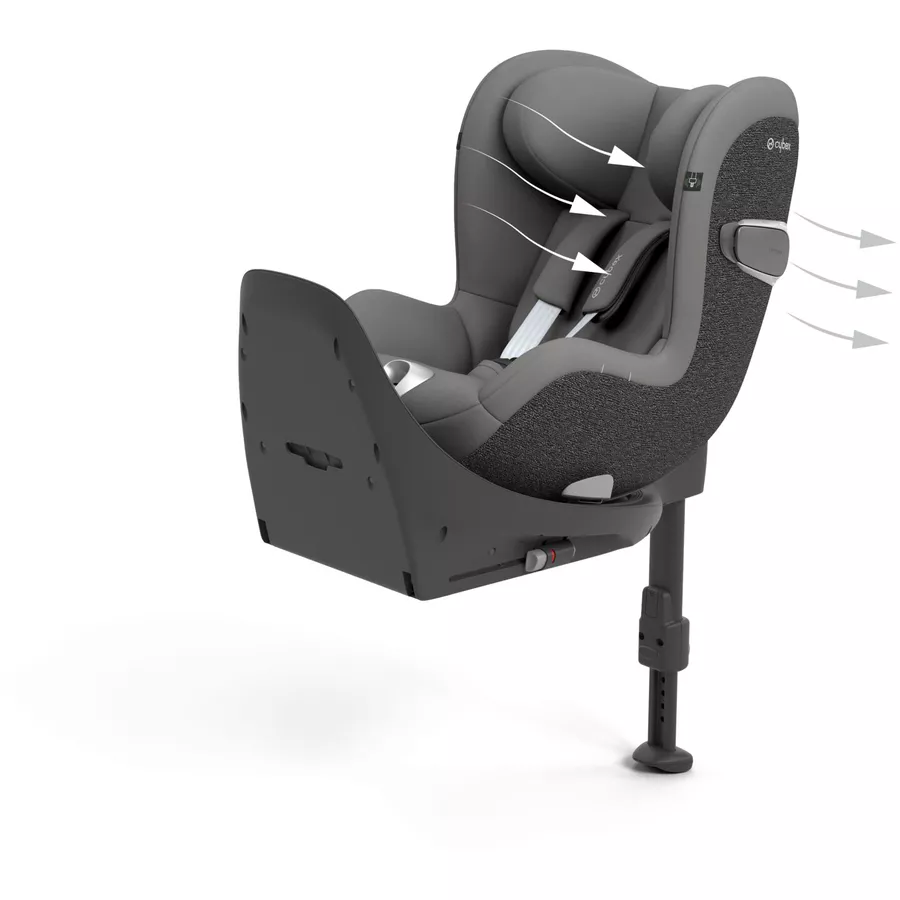 cybex PLATINUM Reboarder Sirona T I-Size Mirage Grey mit Basisstation Base T