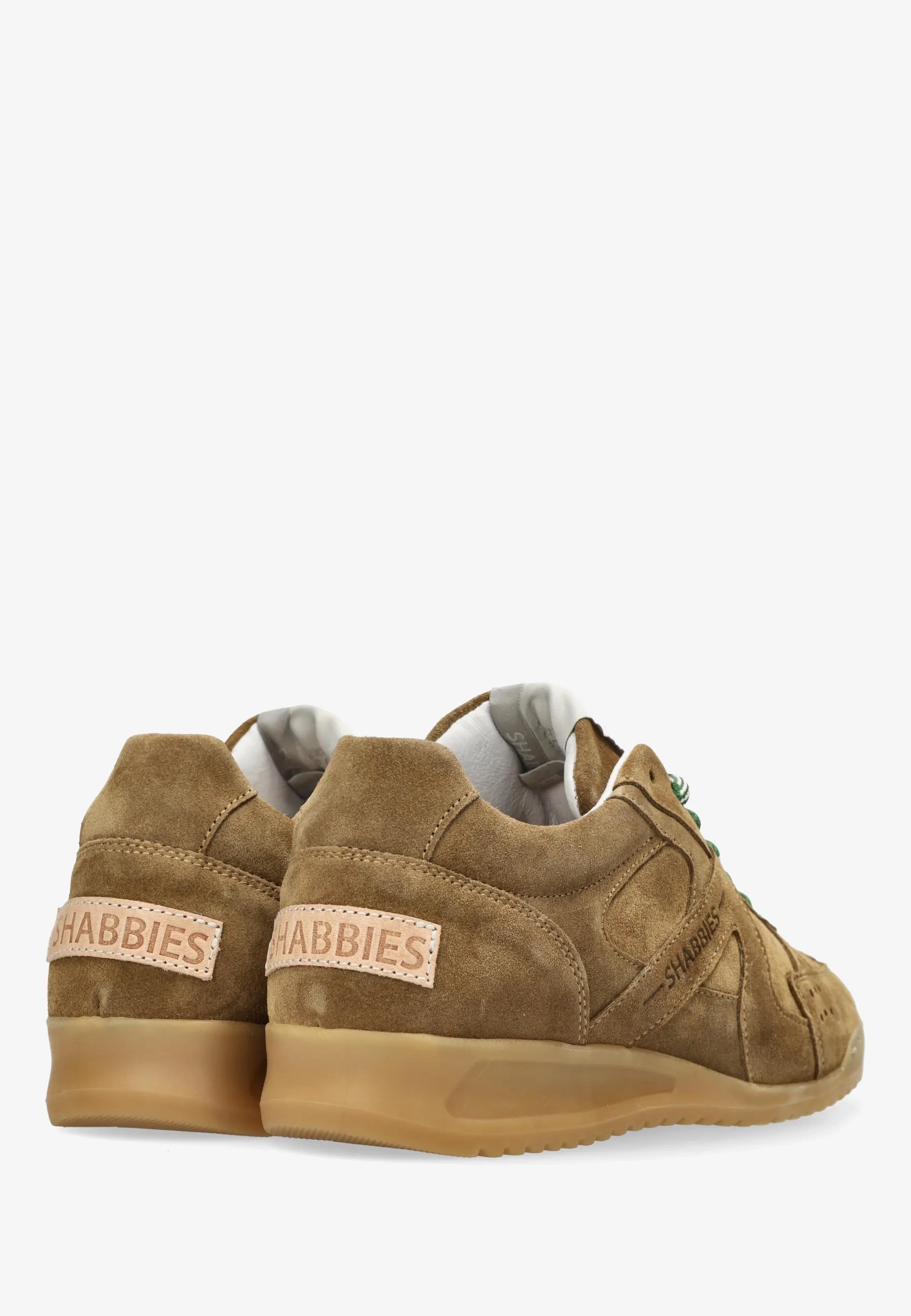 APRIL MINA Sneaker suede Tabacco
