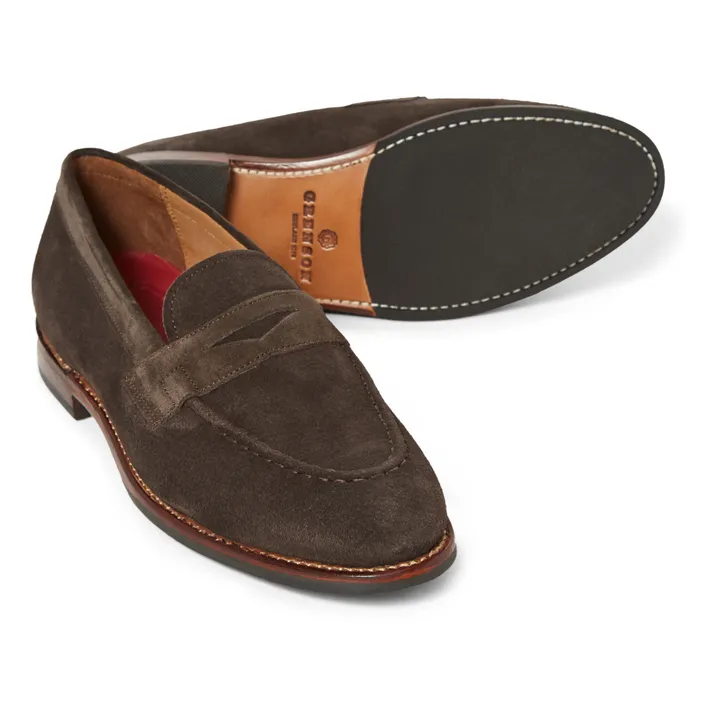 Grenson Mocassins Lloyd Suede | Marron