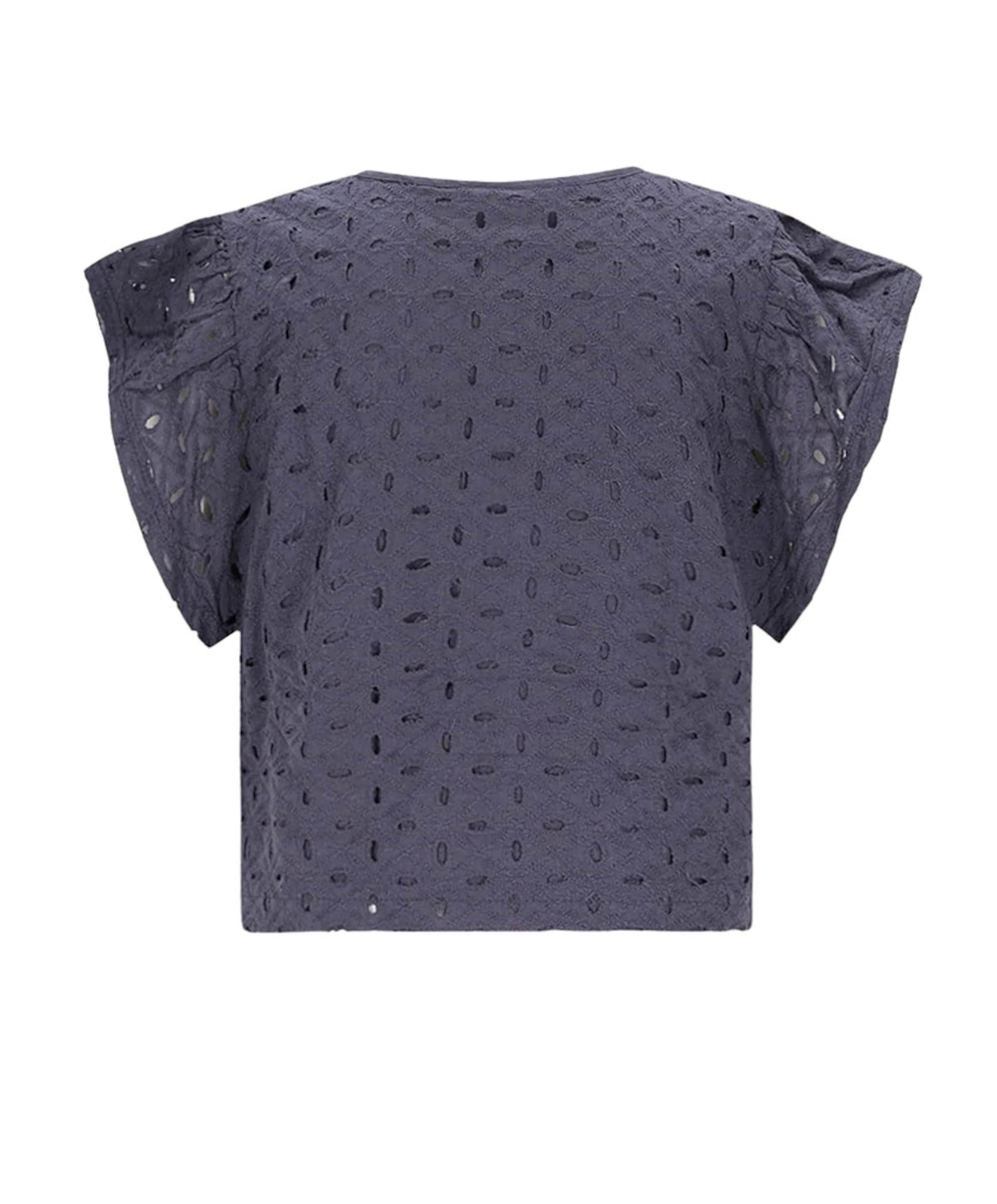 Like Flo Meisjes blouse korte mouw blauw