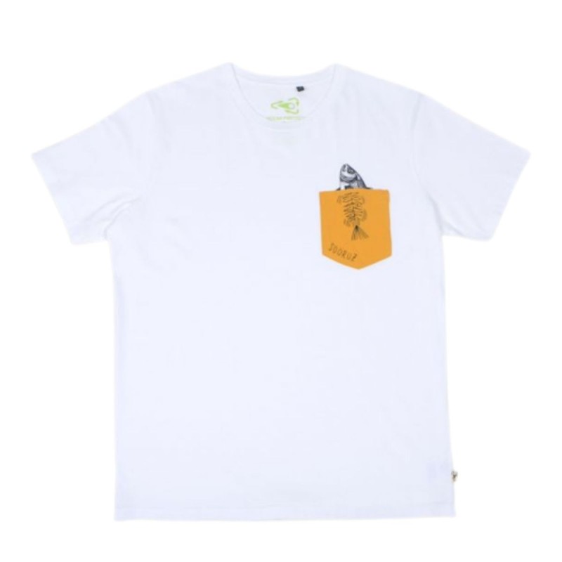 T-shirt Sooruz SS Pocket Bones Organic Cotton Blanc - The Corner Shop