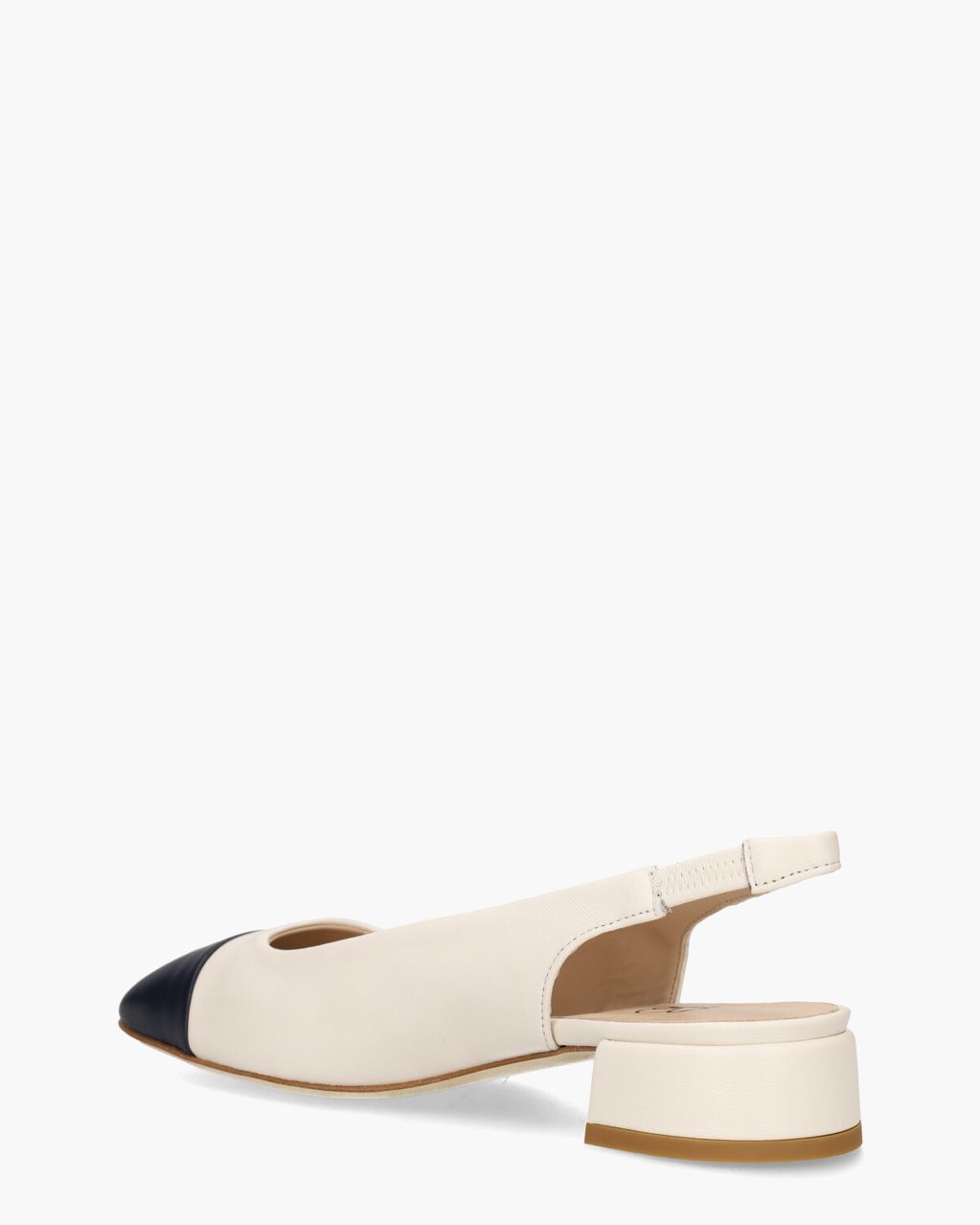 Odare Girona Off-White/Donkerblauw Dames Slingbackloafers