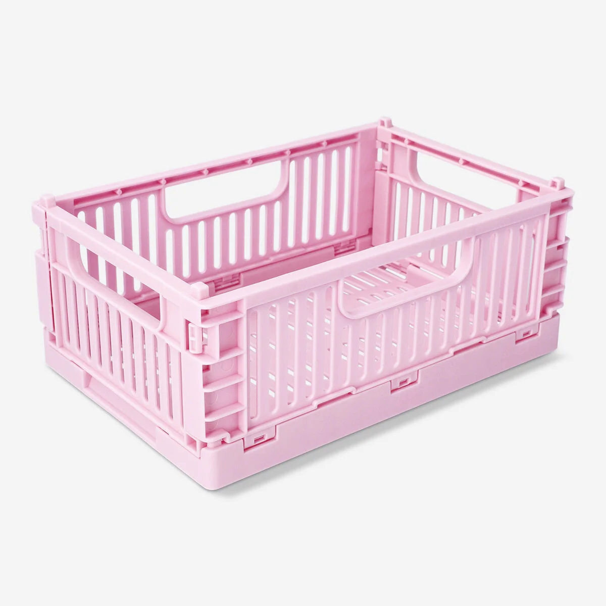 Pink sammenklappelig opbevaringsboks - Large