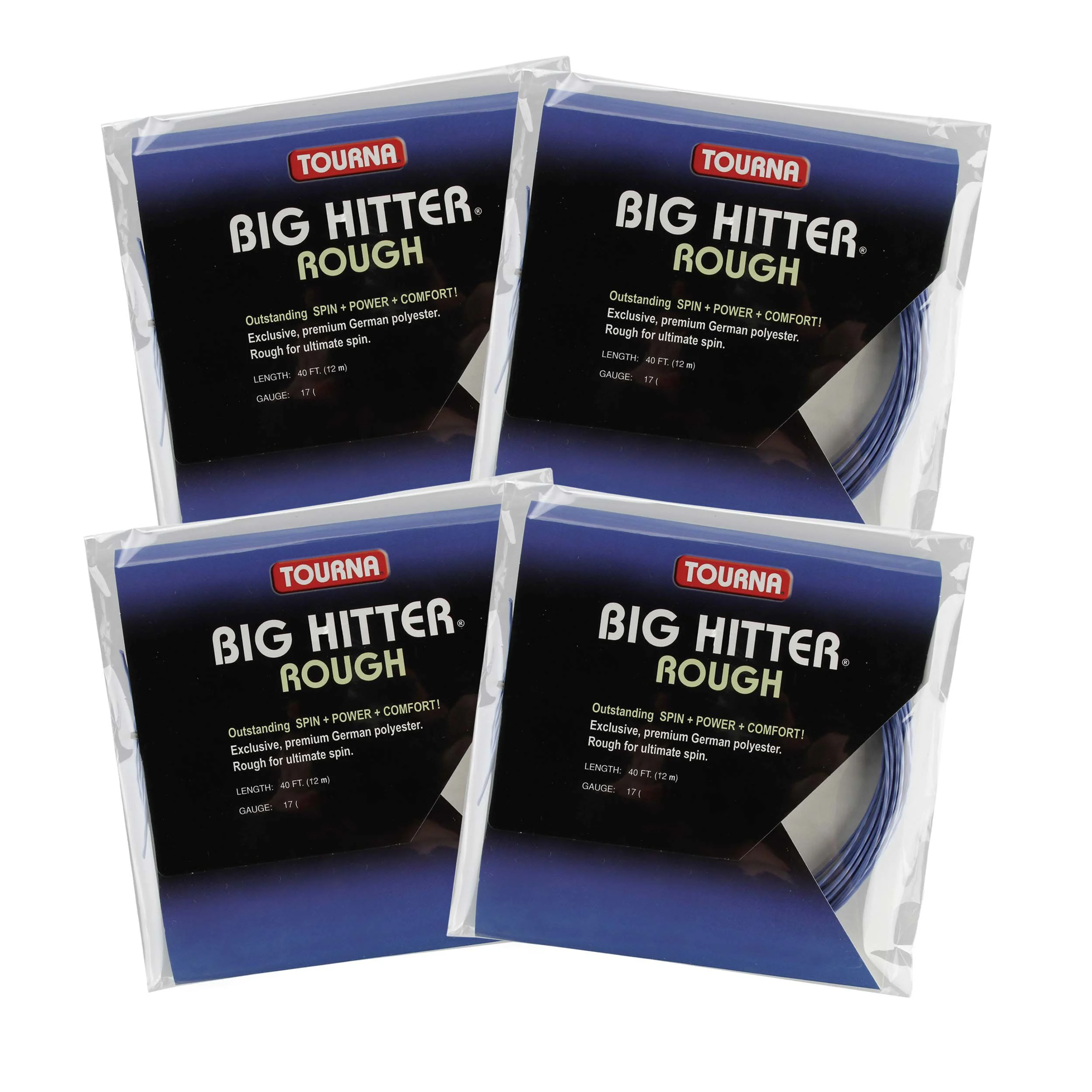 Tourna Tourna Big Hitter Rough Cordage En Garniture 12m - Bleu