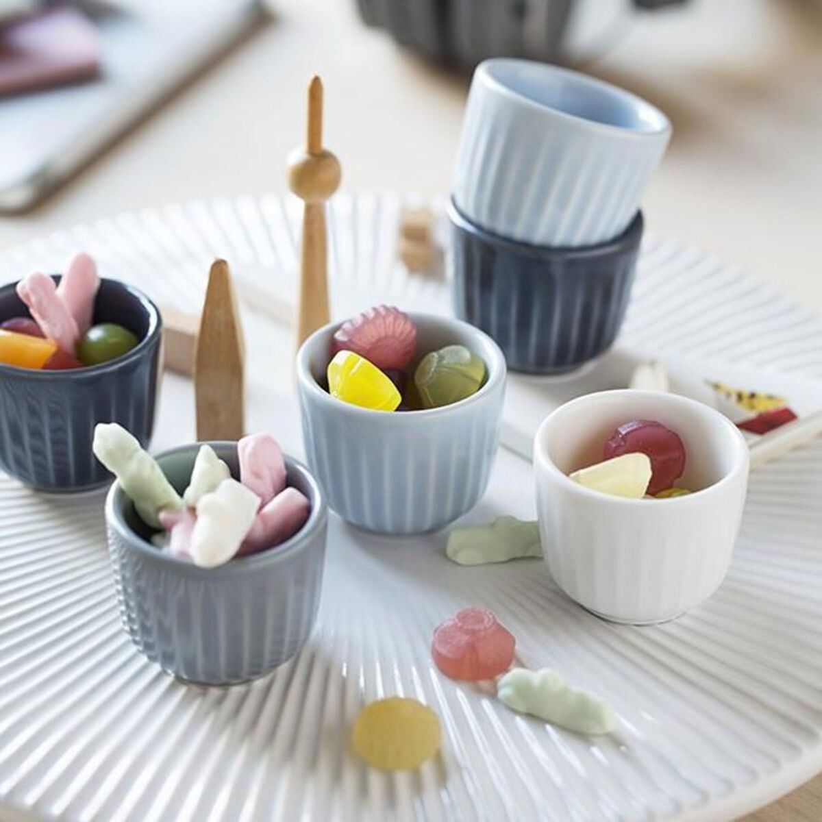 Hammershøi Eggeglass Hvit 2-pk