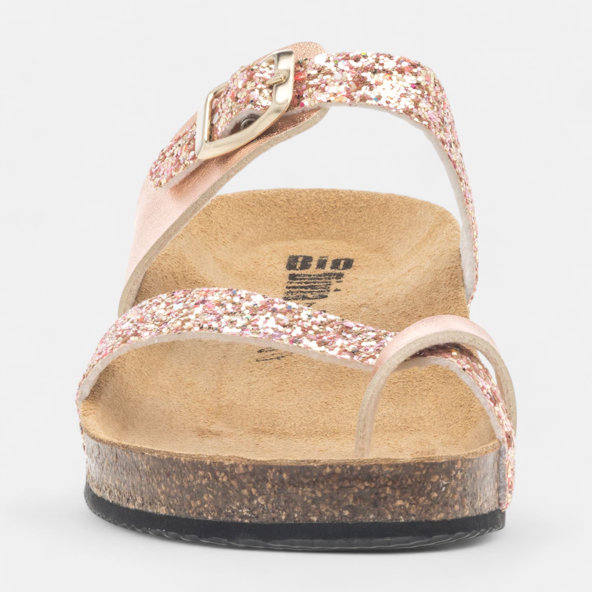 Mules semelle liège Femme rose