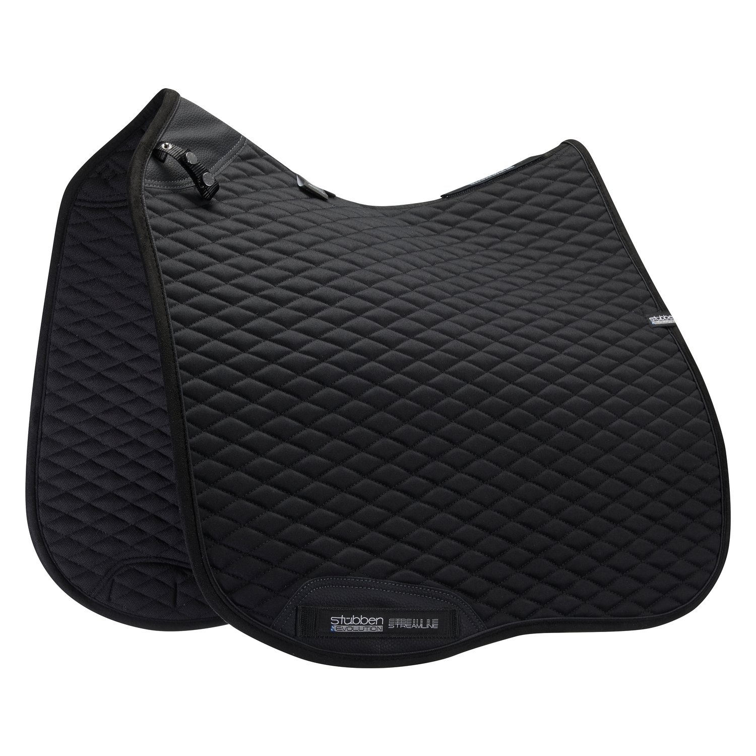 Stübben Dressur-Schabracke Streamline Close Contact  - schwarz - Warmblut/Dressur