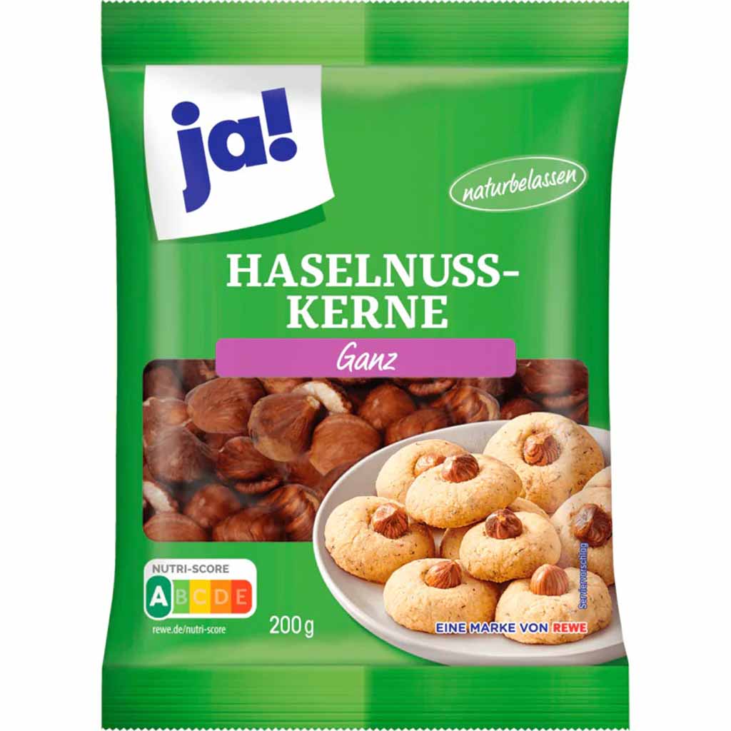 ja! Haselnusskerne ganz 200g MHD:15.6.25