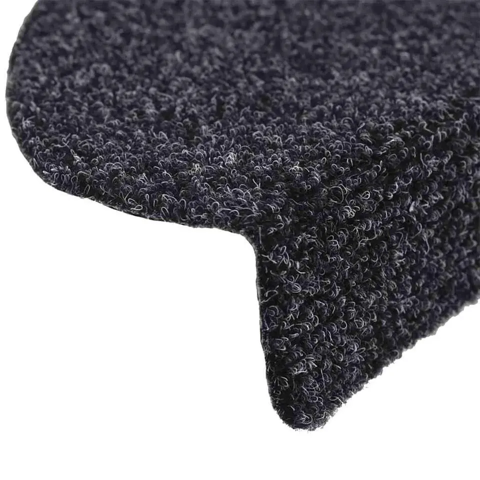 vidaXL - Trapmat - Zwart - Polypropyleen - 56 x 17 x 3 cm - 5 stuks