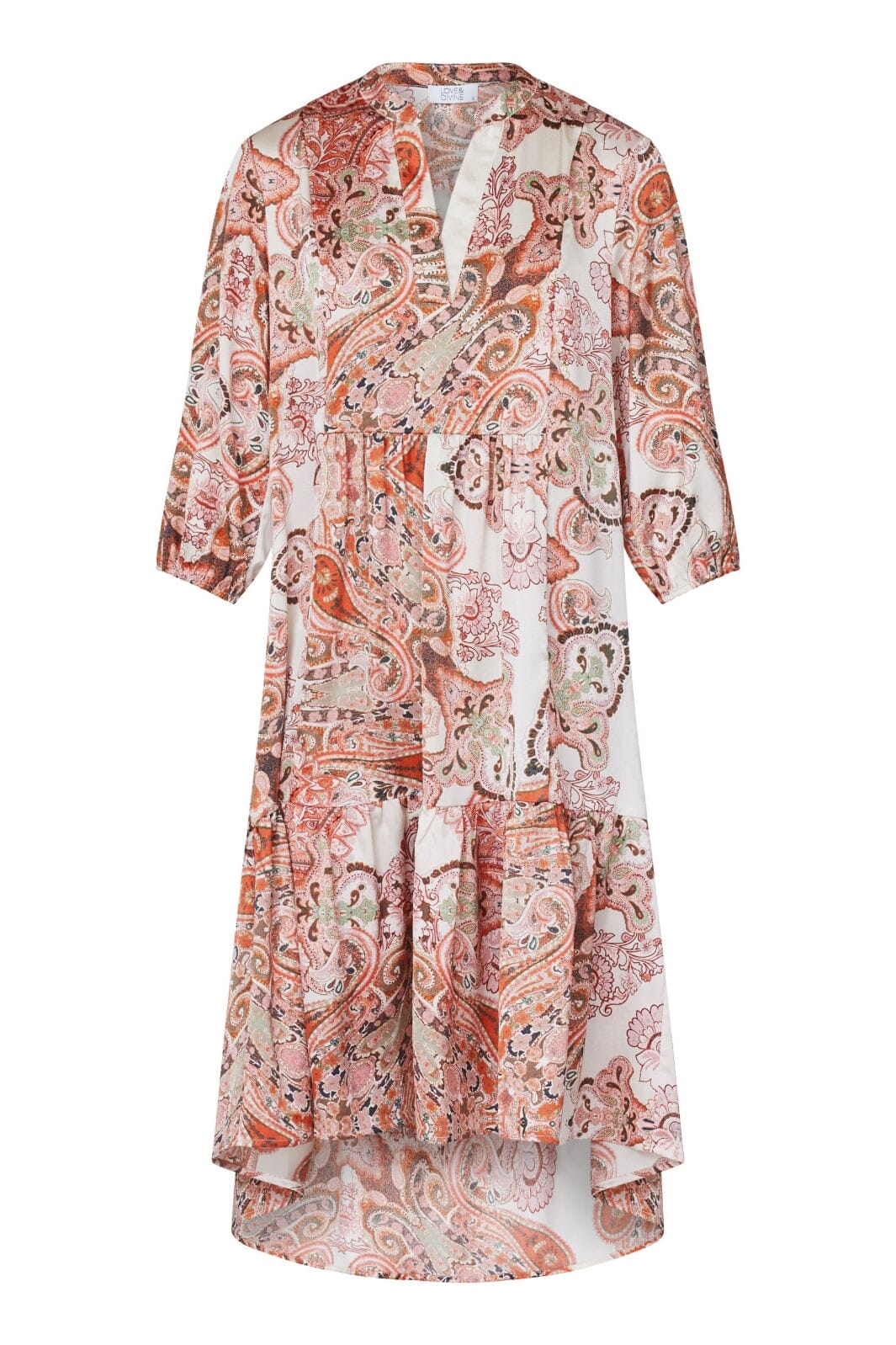 Love & Divine Love958-5 01 coral paisley