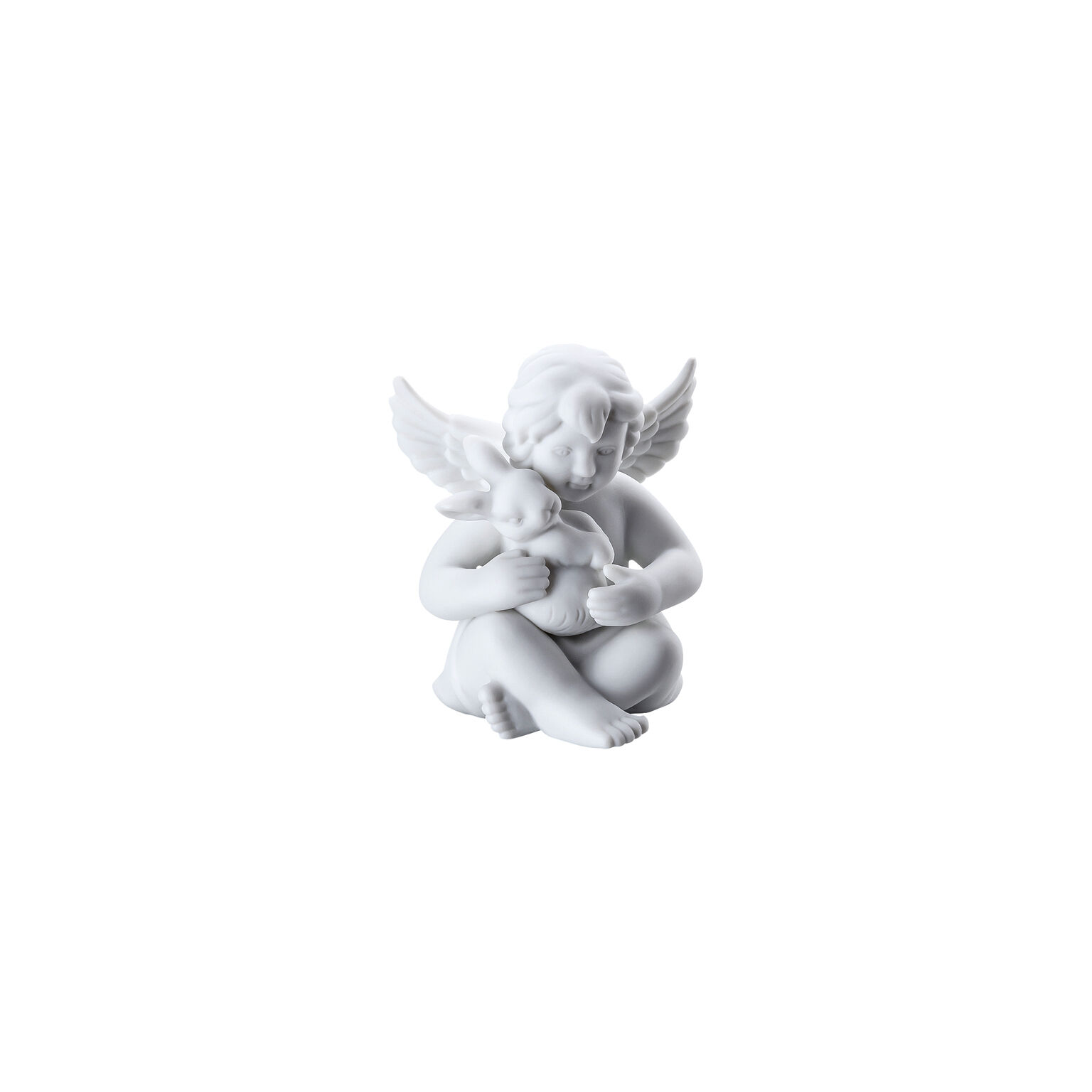 Angels Weiss matt Engel mit Hase