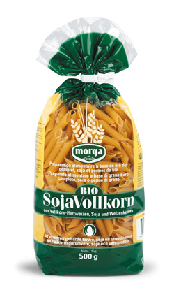 MORGA Soja Maccaroni<br>500 g, Bio Knospe