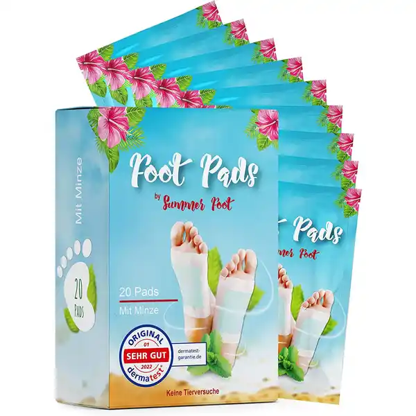 Vorteilspack: Relaxing Fußpads mit Minzöl