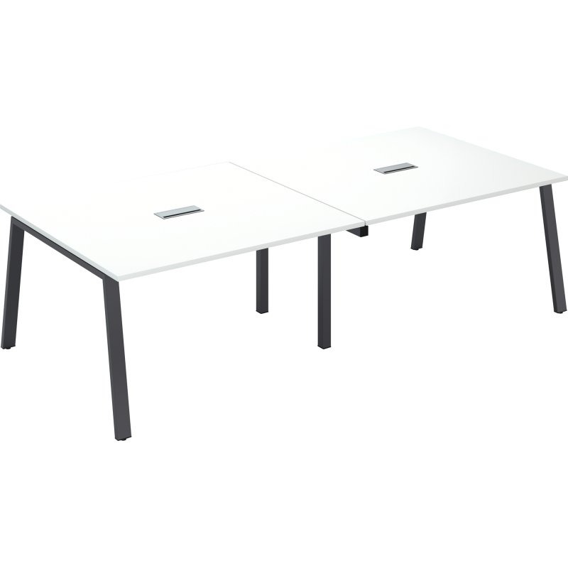 Extension table de réunion modulable ECLA L 140 x P 126 piétement métal